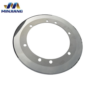 Carbide cắt lưỡi dao cắt tròn cho máy đóng gói ván lồi